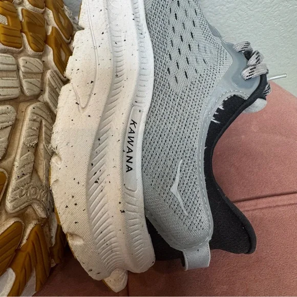 Hoka One One Kawana 2 Men’s Gray Running Sneakers Size 8.5 Mesh Foam Cushioned - Picture 7 of 11